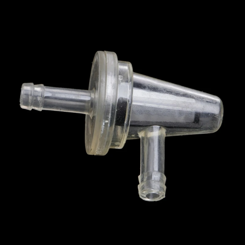 1x Universal Motorcycle Right Angle Inline Fuel Filter 1/4\