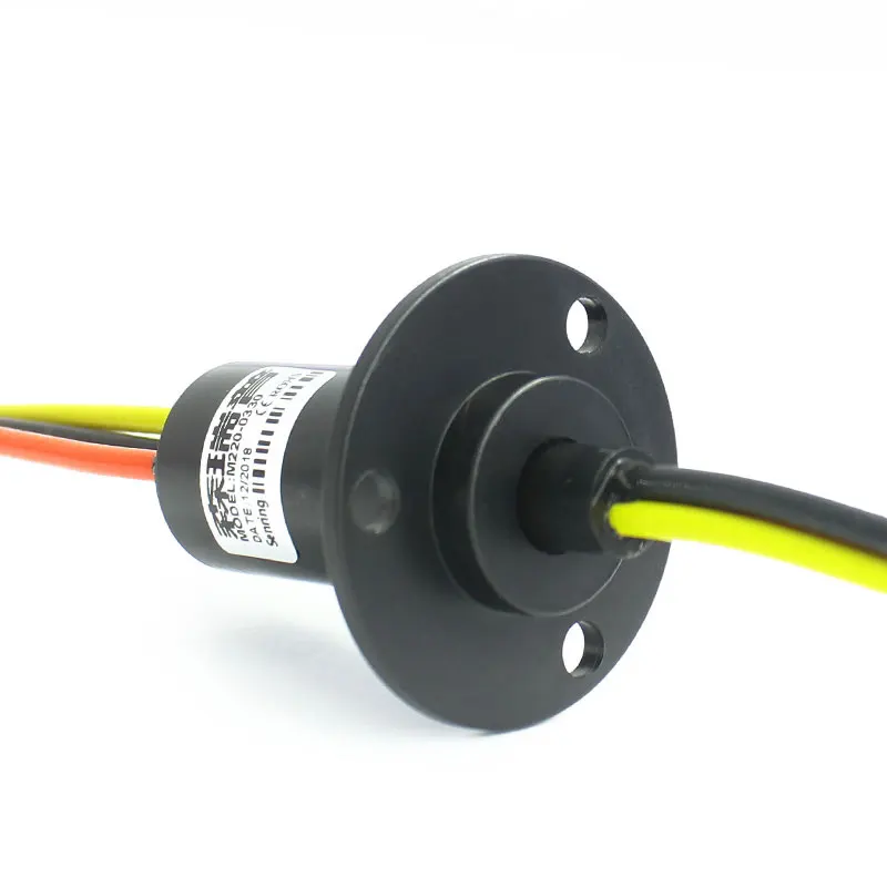 3 Wires 30A 240V OD22mm Capsule Slip Ring for CCTV Monitoring And Robot