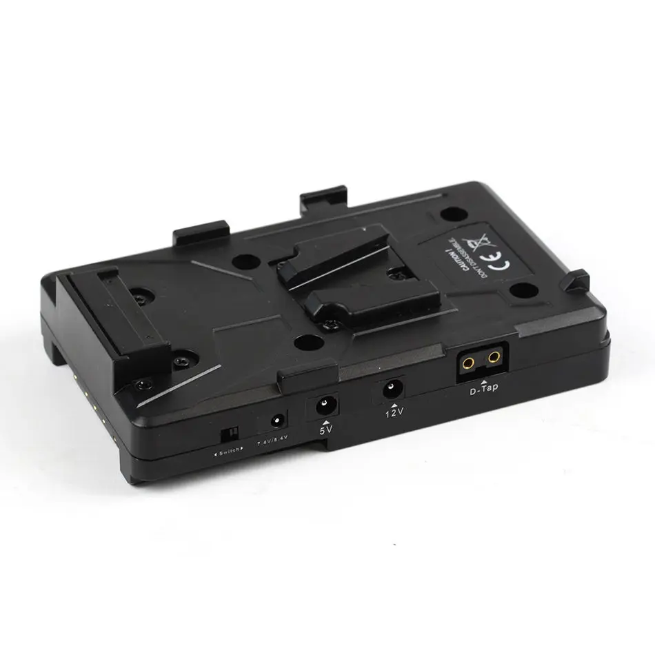 Lanparte D-tap V-Lock V-Mount BP Battery Pinch Charger Power Plate with 15V 12V 7.4V 5V Output Port for DSLR Camcorder