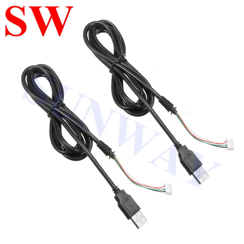 Free Shipping 2 pcs/lot Arcade USB Encoder wiring harness 4pin USB cable  for Jamma arcade Joystick USB Encoder