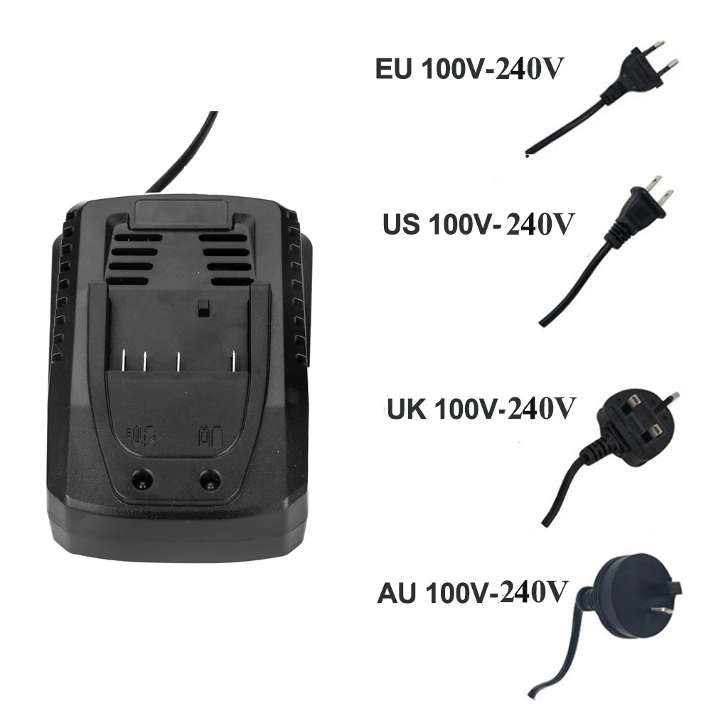 Taladro eléctrico de iones de litio de repuesto para Bosch, batería de 14,4 V-18V, AL1820CV, BAT609, BAT609G, BAT618, BAT618G, 2607336236