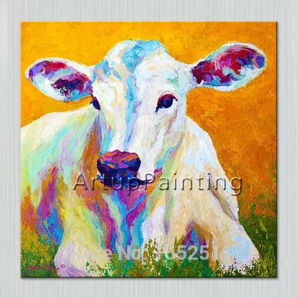 

Pop art sheep Pets on canvas modern abstract oil painting handmade oil painting Animal Pop Art Home Decor Living Room