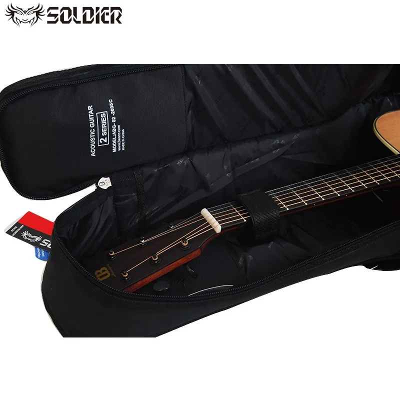 Acoustic Guitar Bag 41inch Guitar Case 40inch Guitar Bag Folk Guitar Gig Bag Double Shoulder Guitar Cover Backpack Guitar Box