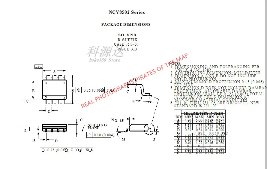 5 unids/lote NCV8502D33R2G NCV8502 85023 SOP8