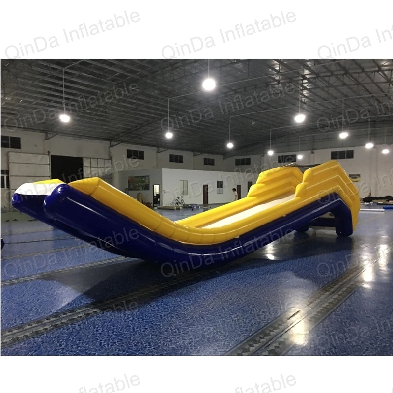 Freestyle PVC Cruiser Slides Sea Use Inflatable Yacht Slide For Boat Floating Water Slide For Ship