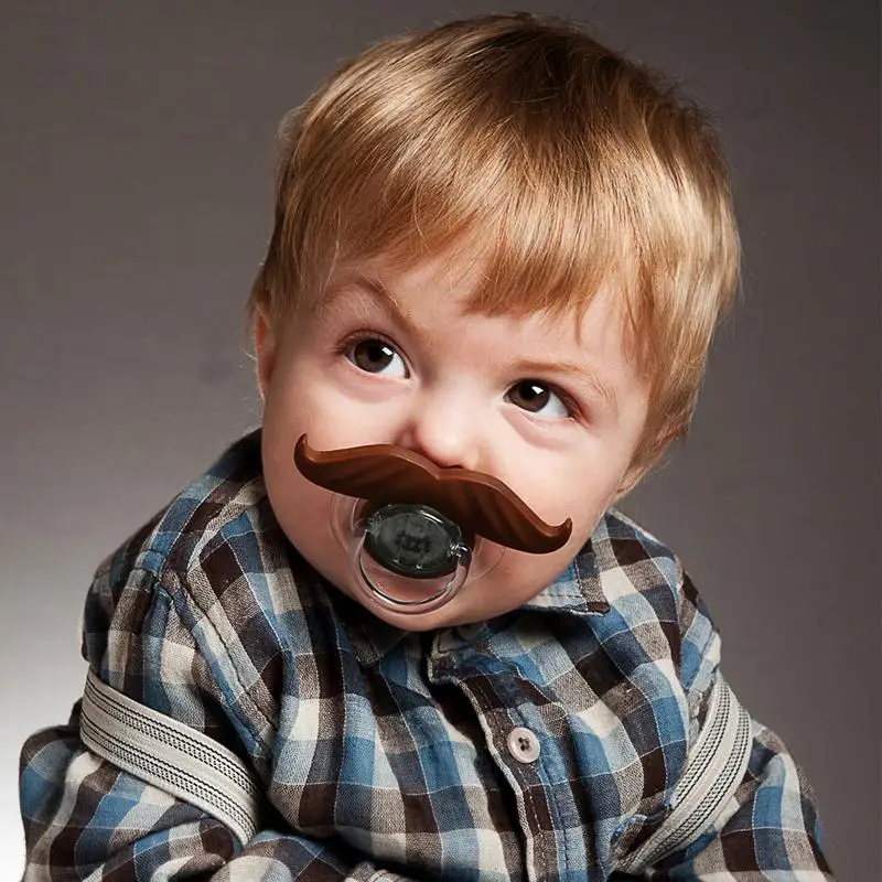 Silicone Mustache Beer Bottle Marker, Baby Pacifier Attachment, Funny Pacifier, Mustache Pacifier, Funny Baby, Bachelor & Bachel