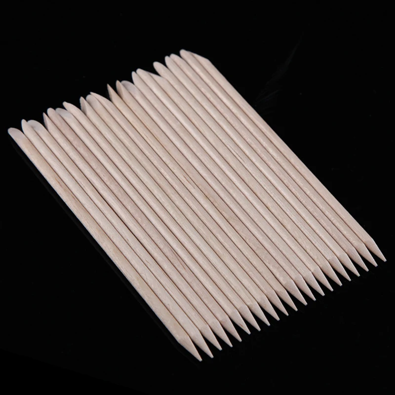 7.5/10.5/14.7cm Nail Art Design Orange Wood Stick 100pcs/lot Nail Remover Pedicure Manicure Tool Personal Finger Care Nail Tools