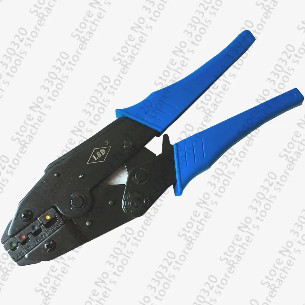 Crimpers for cable insulated terminals and heat shrink butt wire connectors wire hand crimping tools LS-04C