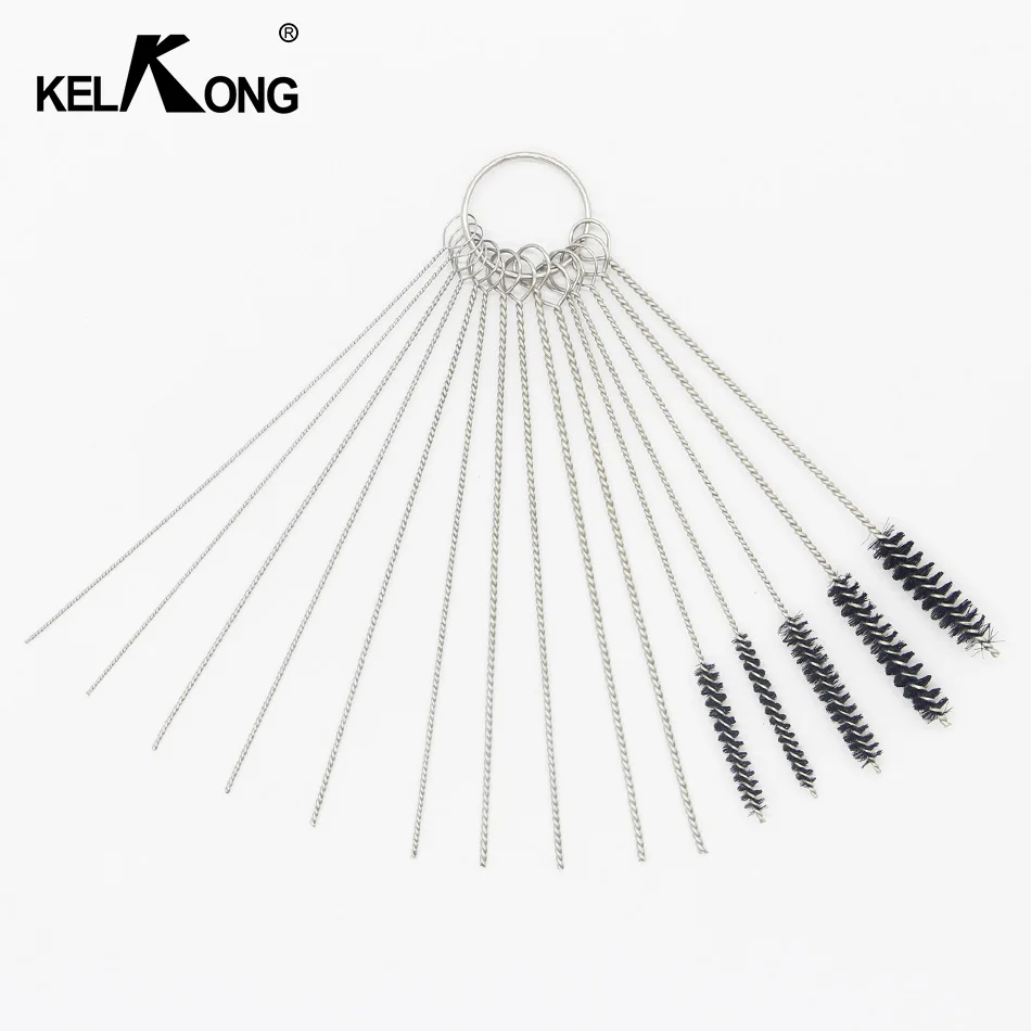 KELKONG Carburetor Tool Carbon Dirt Jet Remove 10 Cleaning Needles With 5 Brushes Tool Set For Suzuki Clean Up Kit Chainsaw