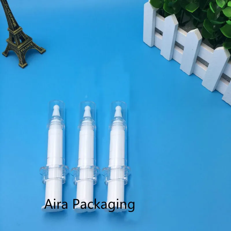 5ML 50pcs/lot White Superior Quality Cosmetic Lotion Bottle Cosmetic Containers DIY High-end Essence Storage Syringe