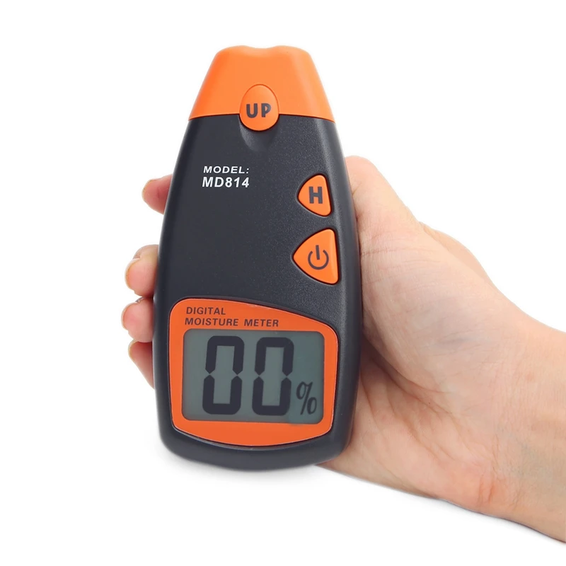 

Range 5% to 40% LCD Digital Moisture Meter 2 Pin Wood Moisture Hygrometer Tester Timber Damp Water Contain Level Detector MD814