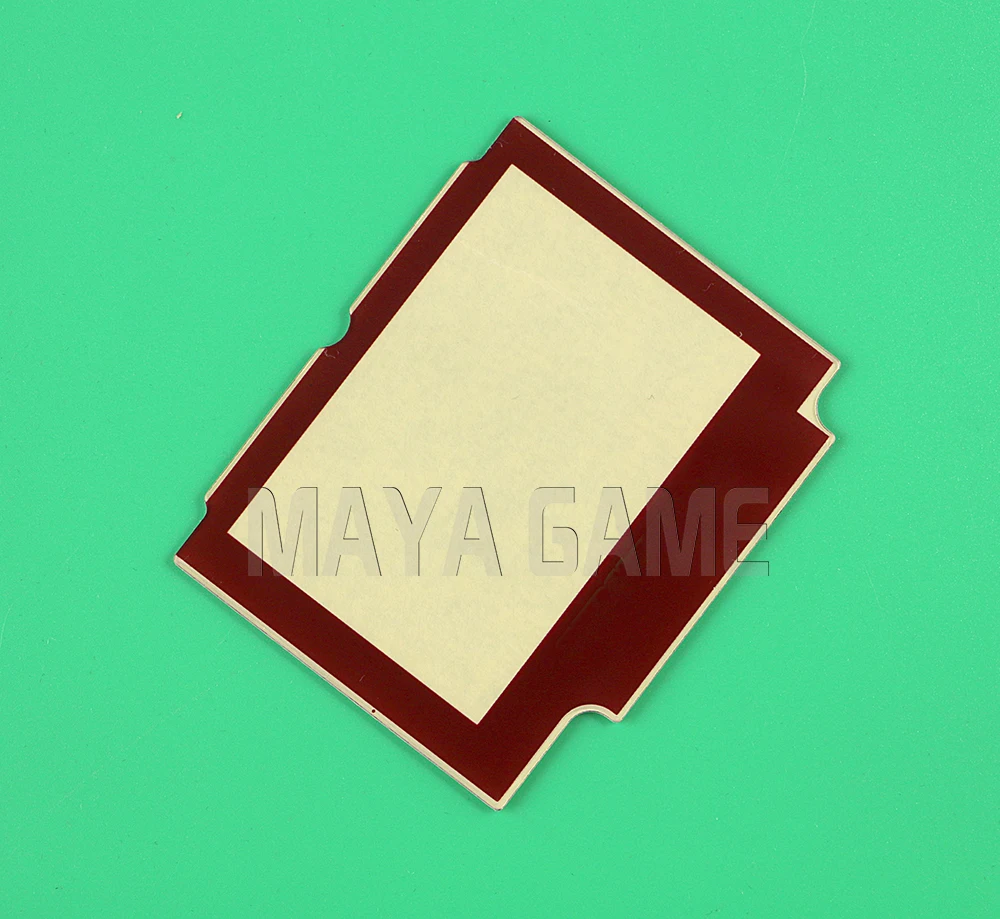 5 uds Color rojo para GBA SP Protector de lente de pantalla de plástico rojo para GameBoy Advance SP