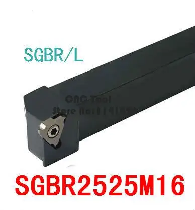 SGBR2525M16/32 25 MM Scanalatura Esterno Attivazione Portautensili Sbozzare Per Taglio del Tornio CNC Turning Tool Set Holder