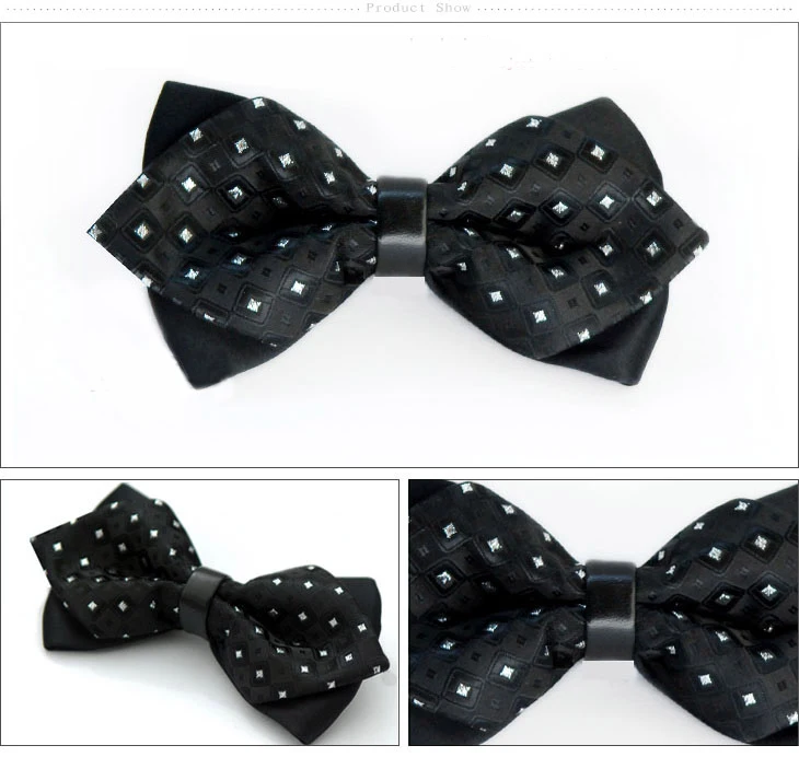 New Polyester Men's Bow Tie Noeud Papillon Brand Classic Dot Tie Bowtie For Men Leisure Business Shirts Bowknot Bow Tie Cravats