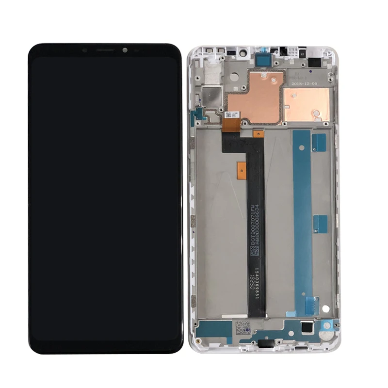 M & Sen-pantalla LCD Original de 6,9 pulgadas para móvil, Marco y digitalizador de Panel táctil para Xiaomi Max 3, MI Max3