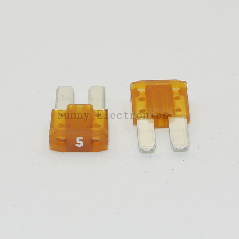 Micro2  10 PK ATR  5A  AMP FUSE FUSES BLADE MICRO 2 LEG for New ford/fox /mondeo /Dodge/JEEP