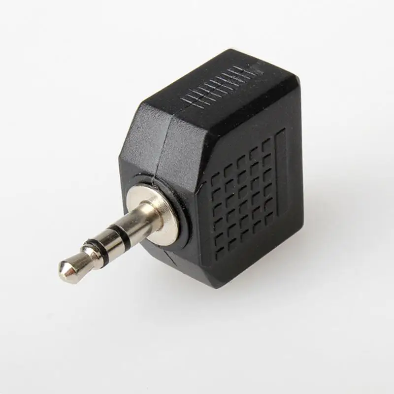 Audio Earphone Splitter Adapter Music Sharing 3.5mm to 2 Earbuds Stereo Headset Splitter Headphone Accessories Connector