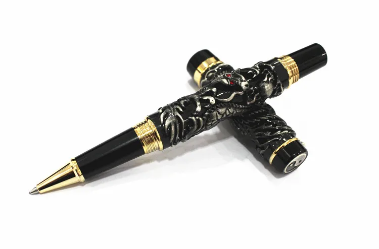 Jinhao De Nieuwste Ontwerp Draak En Phoenix Gouden Rollerball Hoge Kwaliteit Hot Selling luxe schrijven gift pennen