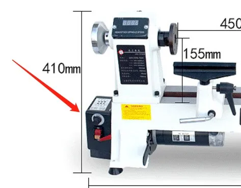 Woodworking lathe stepless speed controller