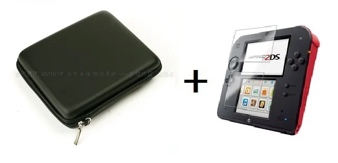 Bolsa rígida HOTHINK EVA + protetor de tela para capa protetora Nintendo 2DS