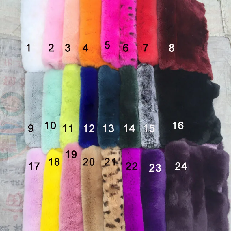 High Quality Classic Color Real Rex Rabbit Fur Pelt Real Genuine Rabbit Fur Diy Fluffy Leather Fur Wholesale Diy Home Decoration