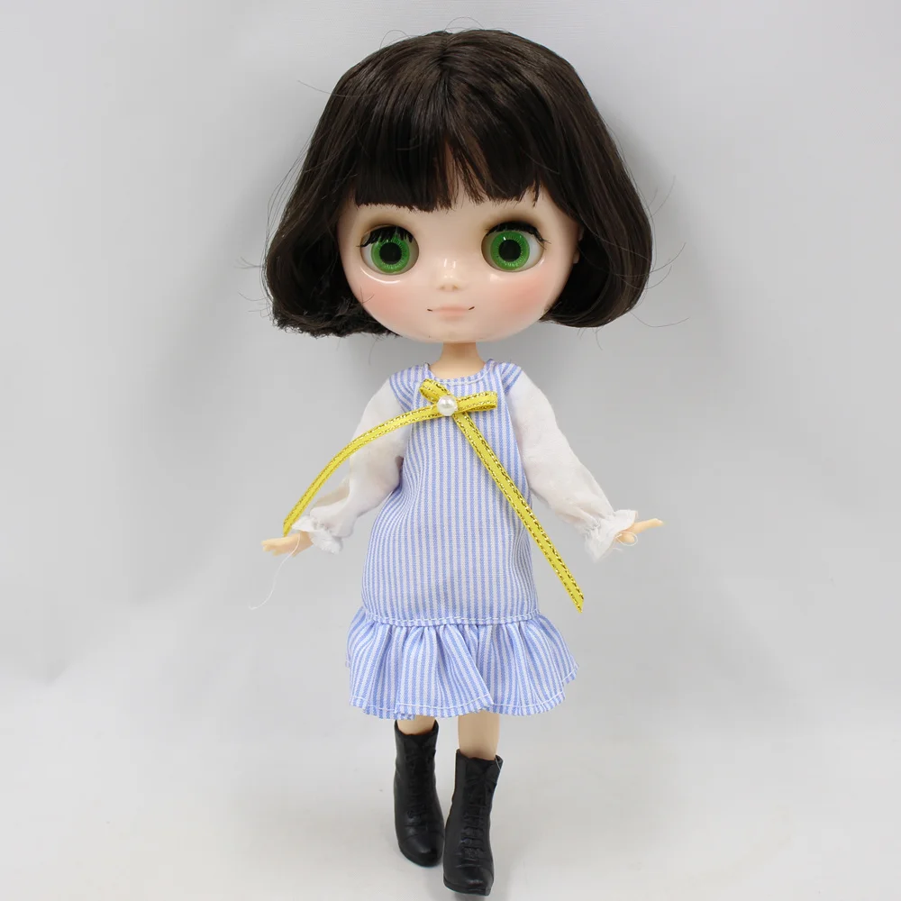 ICY DBS Blyth Middie doll Series No.BL950 Black BOBO hair with bangs Transparent face Neo 1/8 BJD