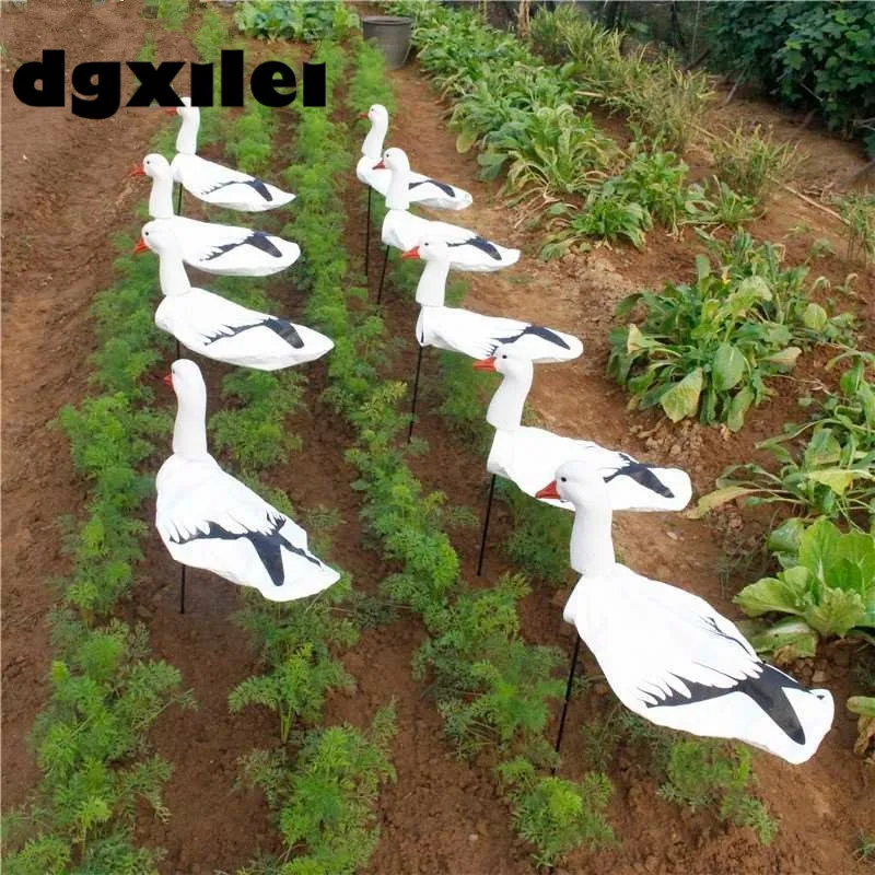 Outdoor Hunting Wholesale Eva Plastic Snow Goose Decoys Tyvek Screen Pringing Windsock Hunting Equipment From Xilei