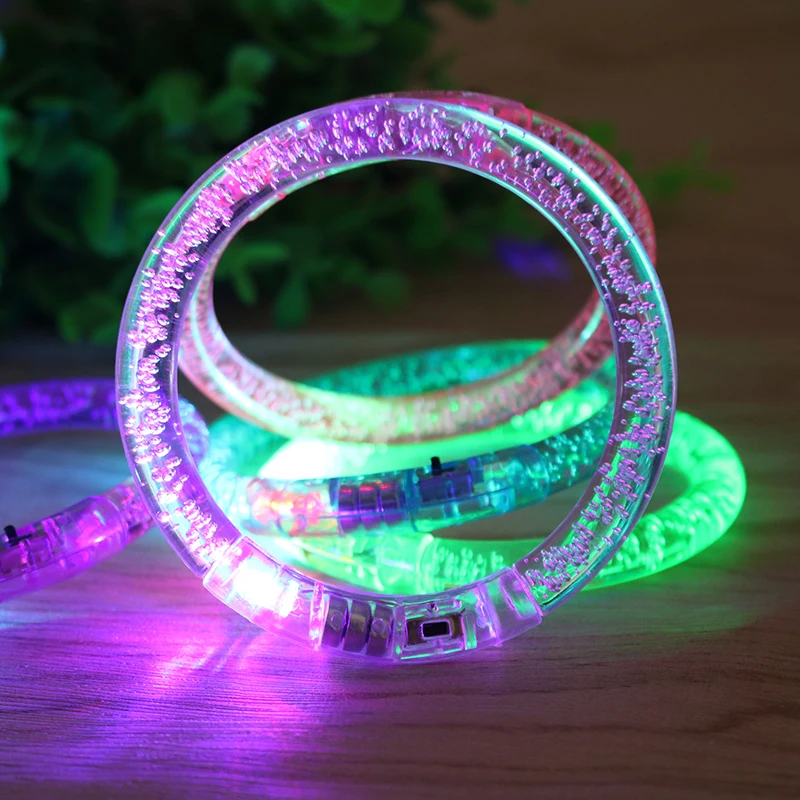 Flash bracelet LED light emitting electronic children's toys Colorful luminous bracelet bracelet