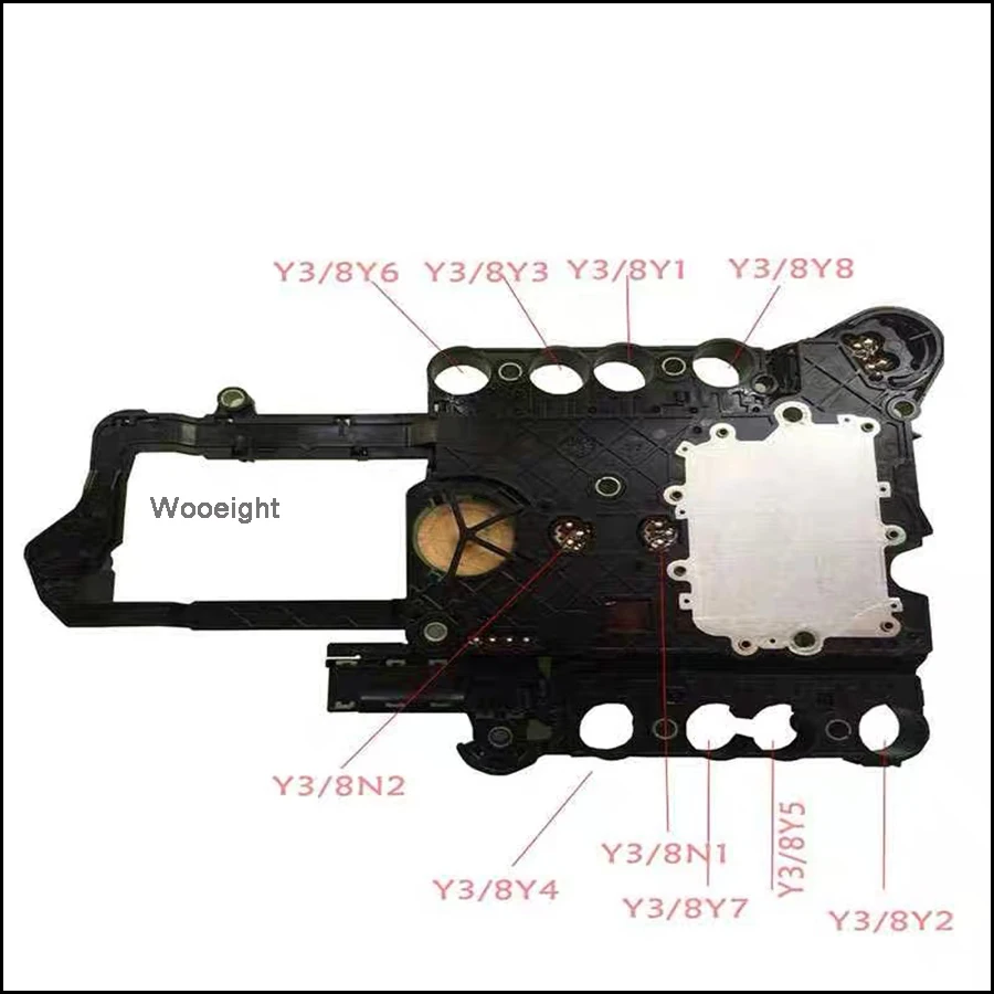 Wooeight 2x Control Module Sensor Y3/8n1 Y3/8n2 For Mercedes Benz 7G S Class Automatic Transmission Shift Valve Solenoids 722.9