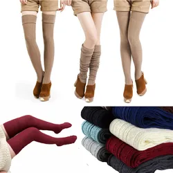 Knee Socks Women Cotton Thigh High Over The Knee Stockings  Warm Long Stocking women Sexy Medias  winter 2018 woman