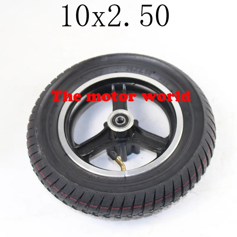 Hot Sale Good Quality 10x2.50 Wheel 10' Hub 10*2.5 Inch Wheel Hub Electric Scooter Inner Tube Outer Tube Explosion-proof Tires