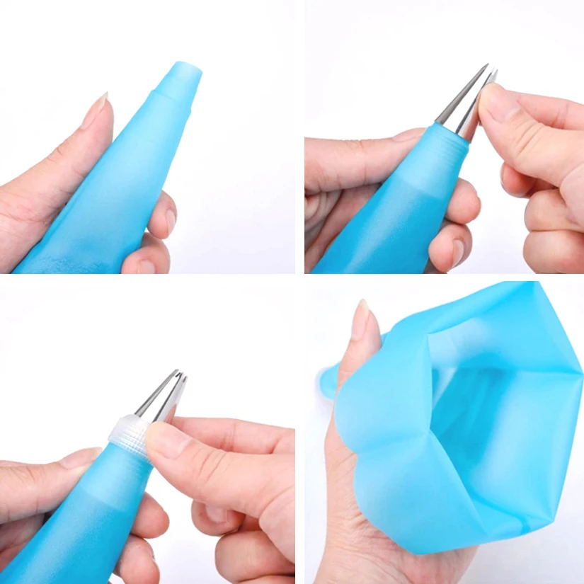 30/34/40/46/50/55/60 cm Silicone Cream Pastry Icing Bag Baking Cooking Fondant Cake Decorating Tools Piping Bag