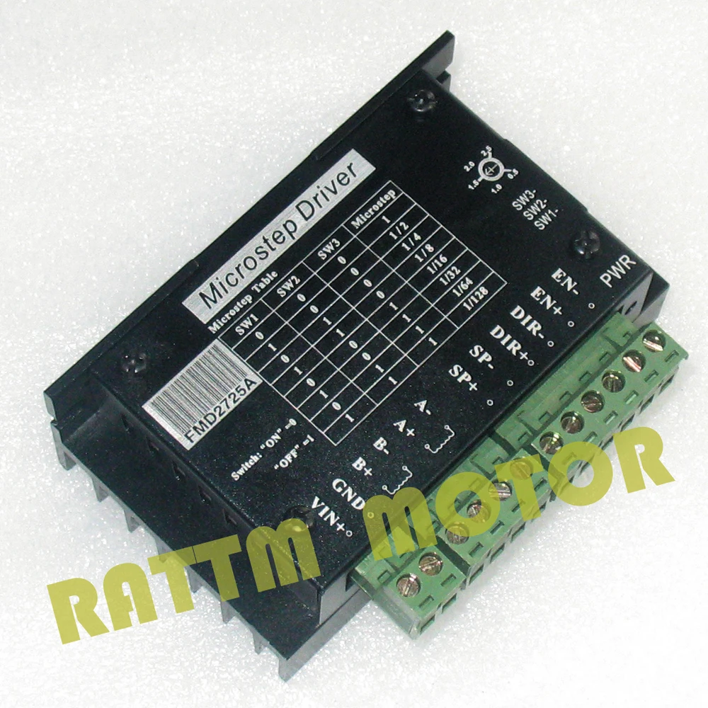 Kit controller a 3 assi, driver motore passo-passo FMD2740A 40V, 2.5A ,128 microstep con scheda breakout CNC a 5 assi tipo V5