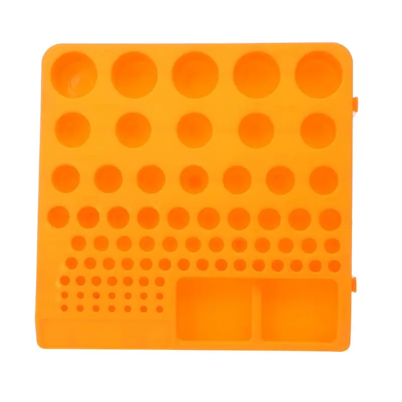 Storage Box Organizer Container Tray Holder For Drill Bit Collet Tool Accessories