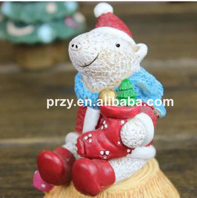 silicone Critter  Polar bear creative 3D Christmas ornament Christmas cake decoration mold DIY soap mold candle mold