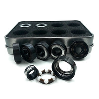 16pcs Original BSB Swiss Speed Bearing 608 Fast White Ceramic Balls Roller Skates Inline Skating Skateboard BSB Bearing Ceramica