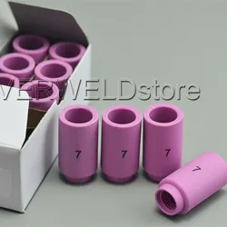 10PCS TIG Alumina Ceramic Shield Cup 13N11 7# Fit TIG Welding Torch Consumables SR PTA DB WP 9 20 25 Series Gas Lens Nozzle Cup