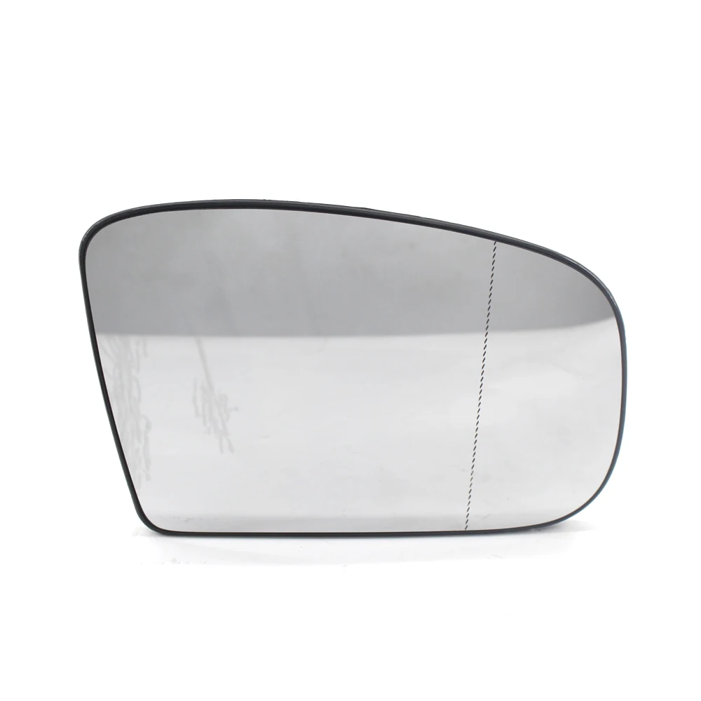 For Benz W220 99-02 Right Door Side Rearview Mirror Glass Clear W/ Plate Heated