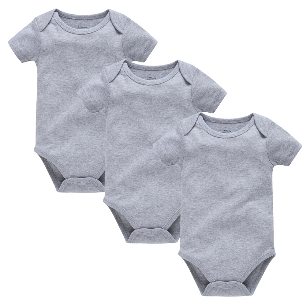 Premium Cotton Baby Bodysuits Multipack 4