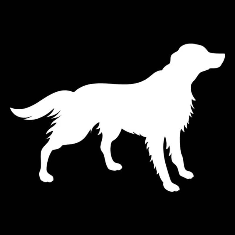 14*9.5CM Irish Setter Dog Vinyl Decal Fashion Car Stickers Car Styling Decoration Accessories Black/Silver S1-0385