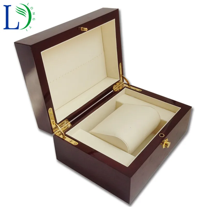 

Fashion High-grade Soild Watch Box Wooden Piano Lacquer Watch Display Boxes Jewelry Storage Organizer Collections Case 10pcs