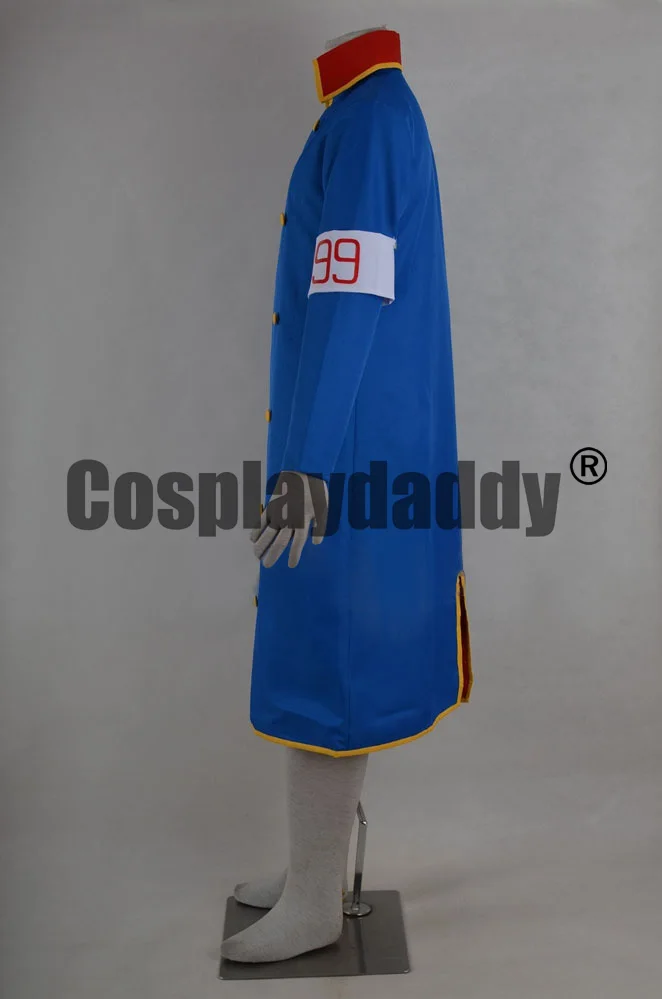 Galaxy Express 999 GE999 Galaxy Railways Conductor Blue Uniform Outfit Cosplay Costume F006