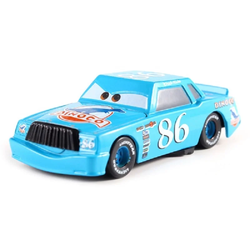 Samochody 3 Disney Pixar Cars nr 86 Dinoco Chick Hicks Metal Diecast Toys Samochód 1:55 Zygzak McQueen Prezenty dla dzieci