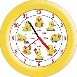 Piccole Anatre kit punto croce 14ct 11ct count stampa su tela orologio da parete cuciture ricamo FAI DA TE cucito a mano