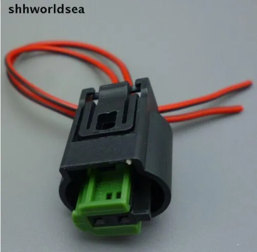 

Shhworldsea 2 pin car waterproof for BMW outdoor temperature sensor plug auto Oxygen sensor plug connector 1-967644-1 968405-1