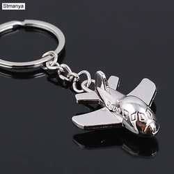 Hot Design Classic metal  Mini aircraft Metal Keychain Car Key Chain Key Ring Christmas and Lovers Day Gift For Man Women