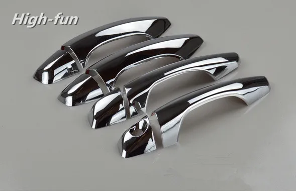 For HYUNDAI SANTA FE / IX45 2013 2014 2015 2016 2017 2018 New Chrome Car Door Handle Cover Trim Sticker Car Styling Accessories