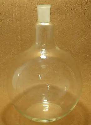 Flat Bottom Glass Flask,3000ml,24/40,Sigle Neck,One Neck,3 Litre,Boiling Bottle