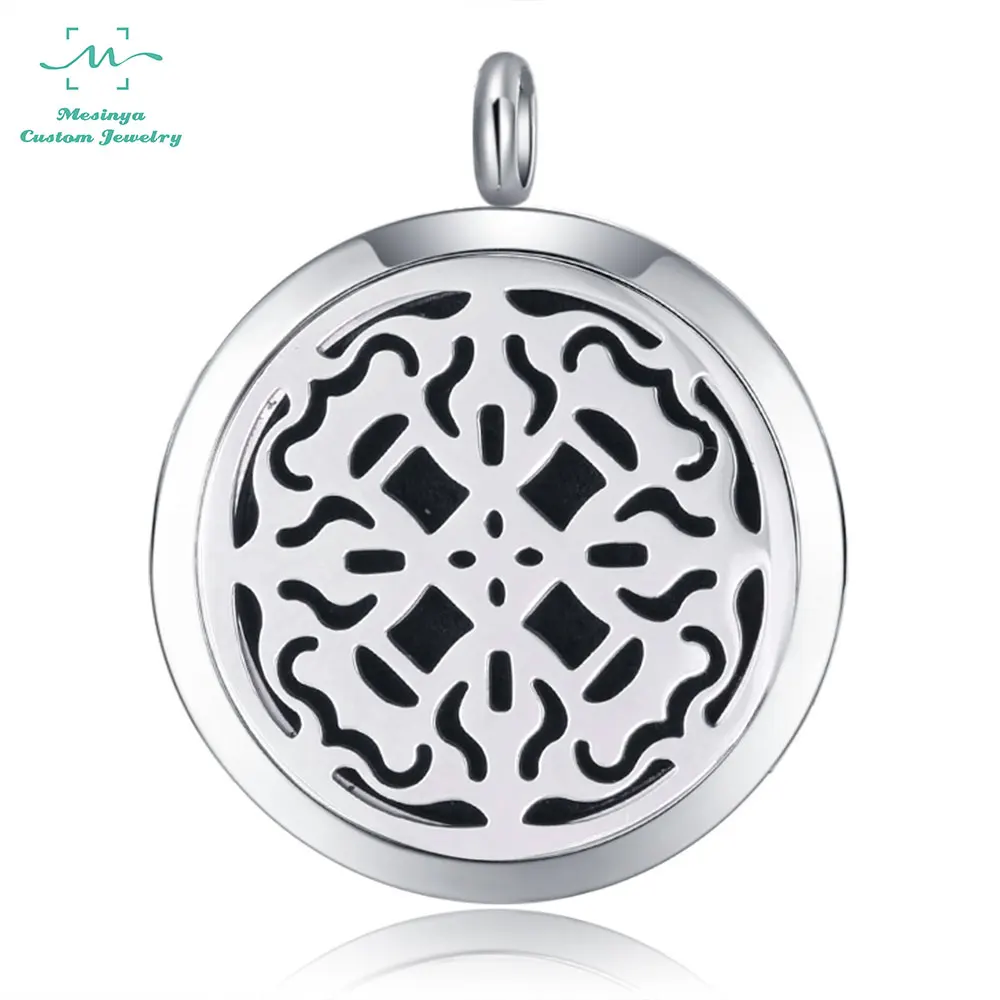 10pcs Mesinya Old world Cross 1.18''(30mm) Aromatherapy/Essential Oils 316L S.Steel Perfume Diffuser Necklace