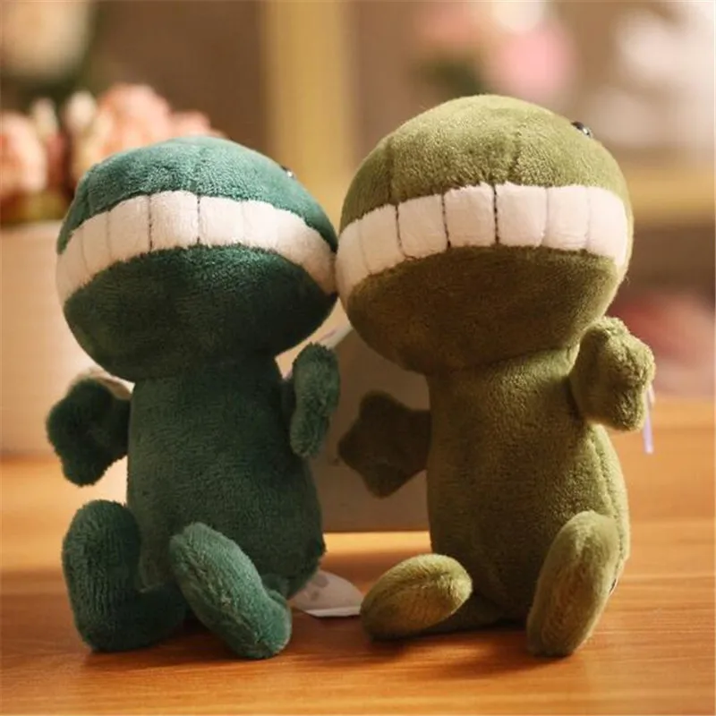 1PCS Mini Big Tooth Dinosaur Plush Toys Small Pendant Cute Dinosaurs Stuffed Toy Couple Gift Hot Sale 12CM HANDANWEIRAN